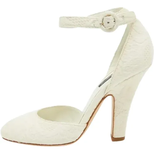 Pre-owned Canvas heels , female, Sizes: 5 UK - Dolce & Gabbana Pre-owned - Modalova