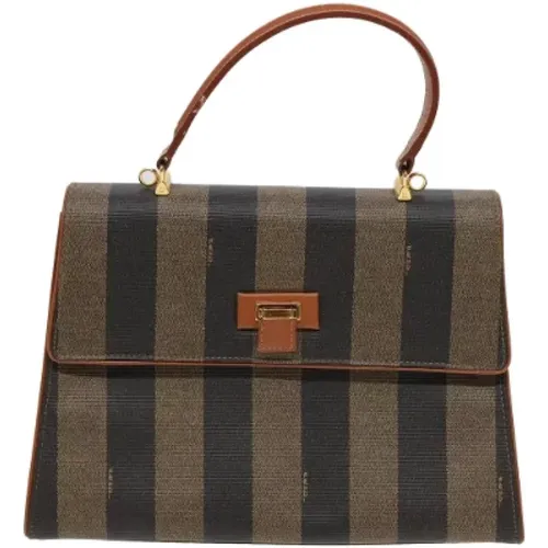 Pre-owned Handbags, female, , Size: ONE SIZE Pre-owned Canvas fendi-bags - Fendi Vintage - Modalova