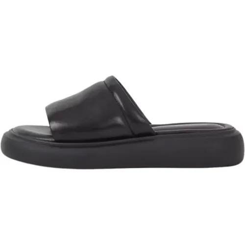 Minimalistische Schwarze Leder Pool Slides - Vagabond Shoemakers - Modalova