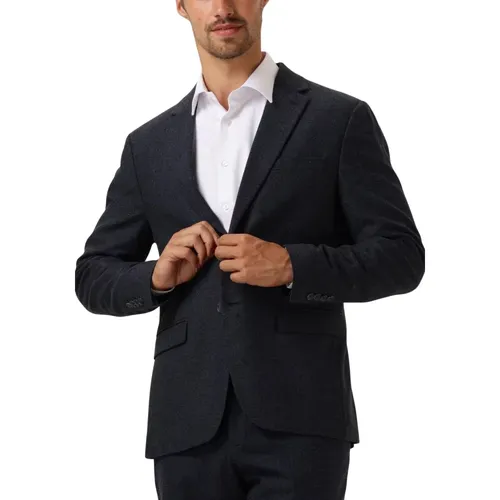 Slim-fit Wollblazer Dunkelblau - Selected Homme - Modalova