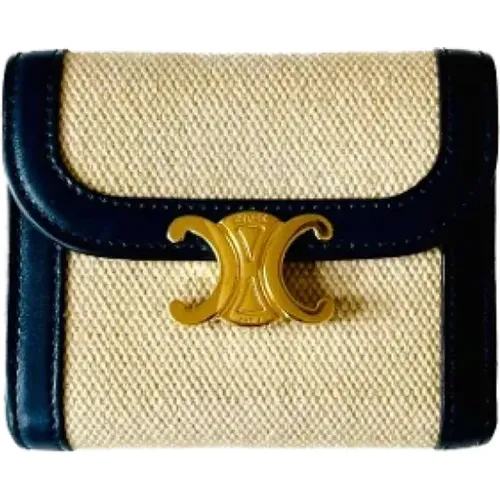 Pre-owned Wallets, female, , Size: ONE SIZE Pre-owned Leather wallets - Celine Vintage - Modalova