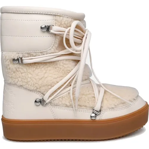 White Gar Teddy Snow Boots , female, Sizes: 6 UK - Chiara Ferragni Collection - Modalova