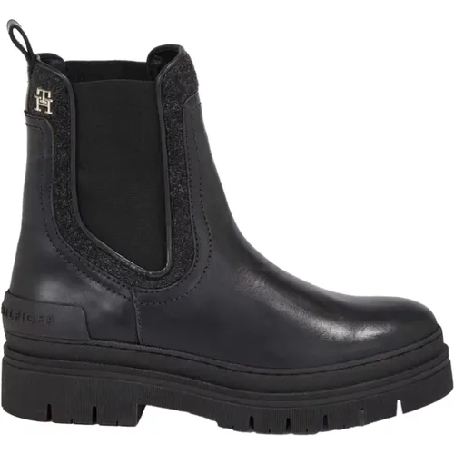 Boots , female, Sizes: 6 UK, 7 UK, 3 UK, 5 UK, 4 UK, 8 UK - Tommy Hilfiger - Modalova