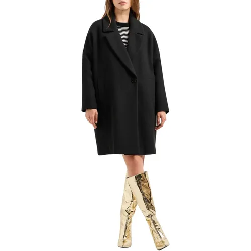 Oversize Caban Coat , female, Sizes: S, XS, M, L - Emporio Armani - Modalova