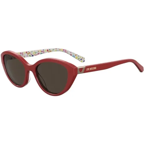 Frame Stylish Sunglasses , female, Sizes: 54 MM - Love Moschino - Modalova