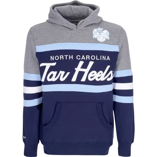 Hoodies, male, , Size: L North Carolina Tar Heels Hoodie - Mitchell & Ness - Modalova