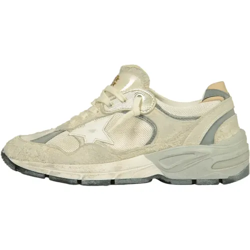 Weiße Running Dad Sneakers , Damen, Größe: 36 EU - Golden Goose - Modalova