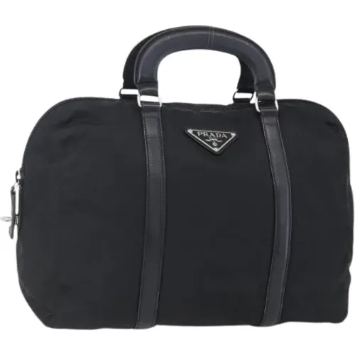 Pre-owned Weekend Bags, female, , Size: ONE SIZE Pre-owned Vintage Nylon Weekend Bag - Prada Vintage - Modalova