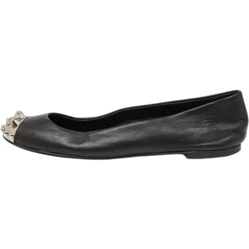 Pre-owned Flats, female, , Size: 6 1/2 US Pre-owned Leather flats - Giuseppe Zanotti Pre-owned - Modalova