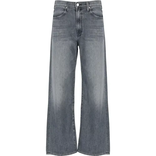 Cotton Jeans with Belt Loops , female, Sizes: W27, W30 - Mother - Modalova