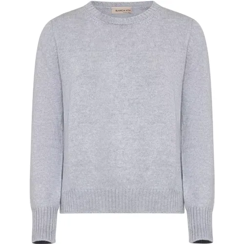 Graue Pullover Kollektion - Blanca Vita - Modalova