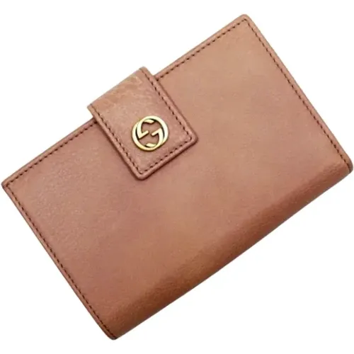 Pre-owned Leather wallets , female, Sizes: ONE SIZE - Gucci Vintage - Modalova