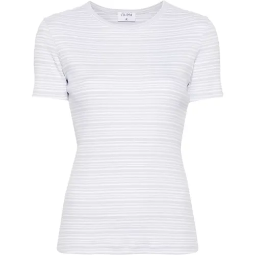 Blue Striped T-shirt , female, Sizes: XS, M, L, S - Filippa K - Modalova