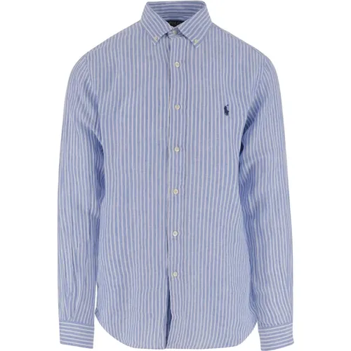 Casual Shirts, male, , Size: 2XL Long Sleeve Sport Shirt - Polo Ralph Lauren - Modalova