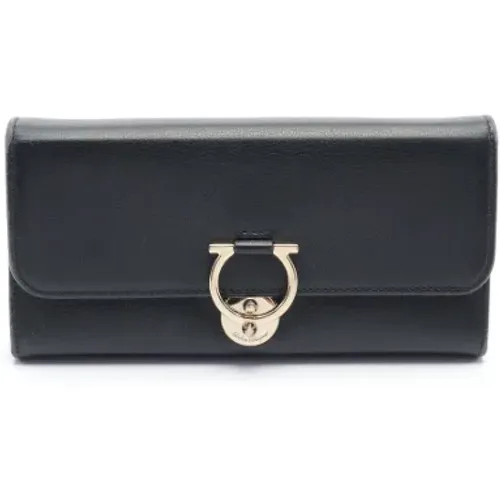 Pre-owned Leather wallets , female, Sizes: ONE SIZE - Salvatore Ferragamo Pre-owned - Modalova