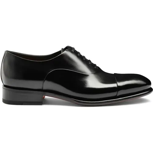 Leder-Oxford-Schnürschuh,Leder Oxford Schnürschuh - Santoni - Modalova