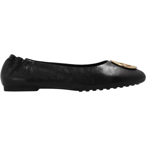 ‘Claire’ Leather Ballet Flats , female, Sizes: 5 UK, 6 1/2 UK, 3 1/2 UK, 7 UK, 4 1/2 UK, 8 UK - TORY BURCH - Modalova