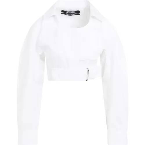 Cotton Shirt with Belt , female, Sizes: 3XS, 2XS - Jacquemus - Modalova