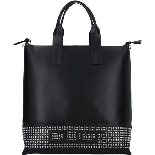 Schwarze Handtasche mit Reißverschluss , Damen, Größe: ONE Size - Cult - Modalova