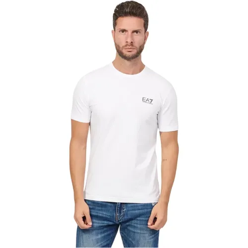 Men's Logo T-Shirt , male, Sizes: XL, L, 2XL, M, S - Emporio Armani EA7 - Modalova