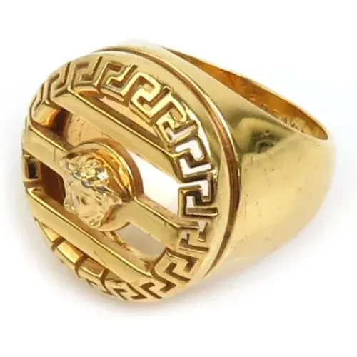 Pre-owned Jewellery, female, , Size: ONE SIZE Pre-owned Metal rings - Versace Pre-owned - Modalova