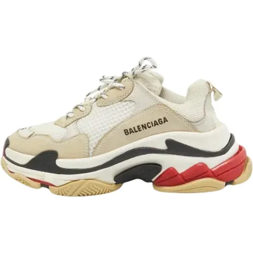 Pre-owned Sneakers, female, , Size: 9 US Pre-owned Leather sneakers - Balenciaga Vintage - Modalova