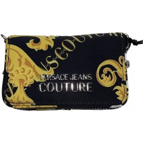 Multicolour Sporty Logo Crossbody Bag , female, Sizes: ONE SIZE - Versace Jeans Couture - Modalova