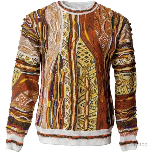Orange Sweater with Style C11712 711 , male, Sizes: S - carlo colucci - Modalova