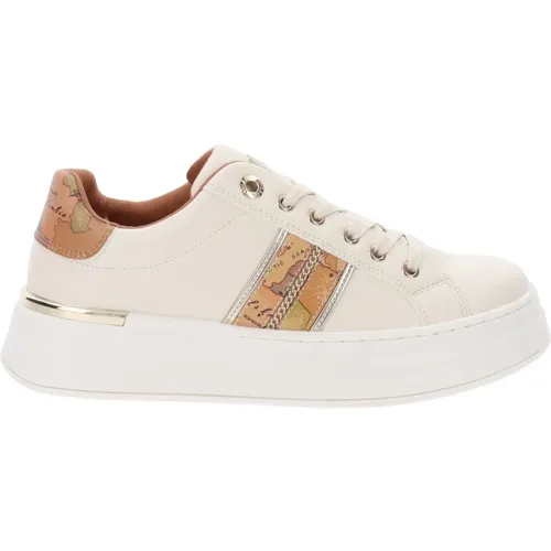 Faux Leather Womens Sneakers Stylish , female, Sizes: 3 UK - Alviero Martini 1a Classe - Modalova