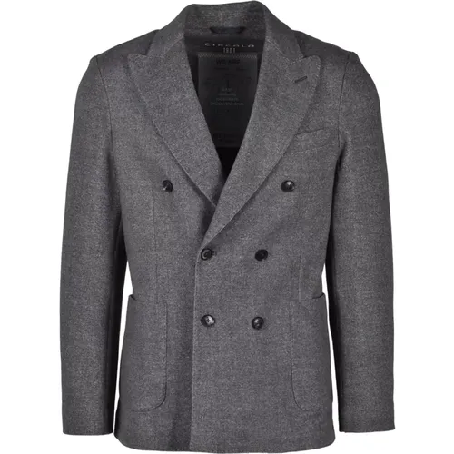 Blazers, male, , Size: XS Cotton Elastane Jacket - Circolo 1901 - Modalova