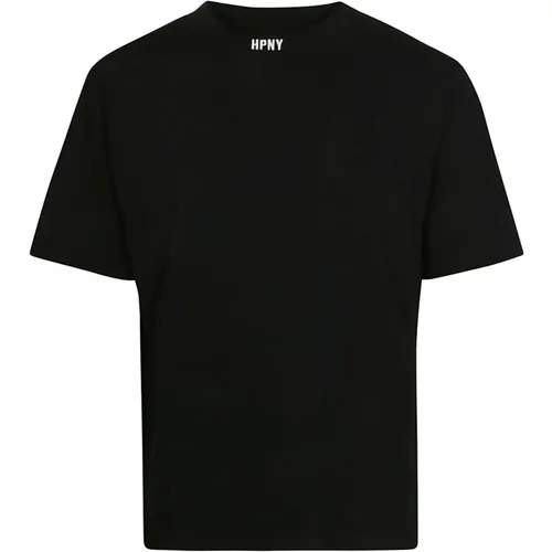Hpny Collar T-Shirt , male, Sizes: M, S - Heron Preston - Modalova