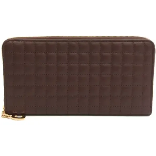 Pre-owned Leather wallets , female, Sizes: ONE SIZE - Celine Vintage - Modalova