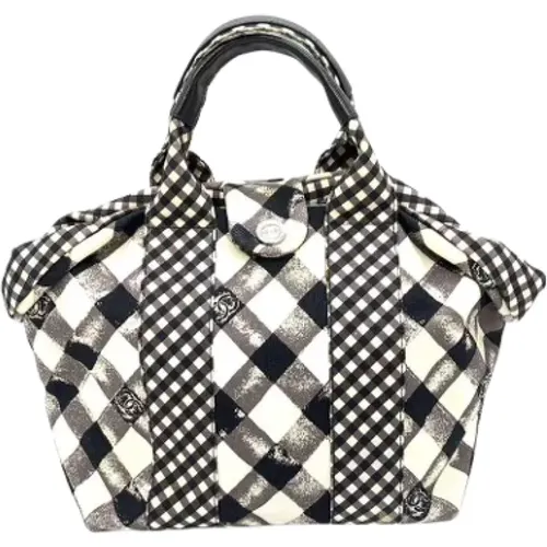 Pre-owned Tote Bags, female, , Size: ONE SIZE Pre-owned Canvas chanel-bags - Chanel Vintage - Modalova