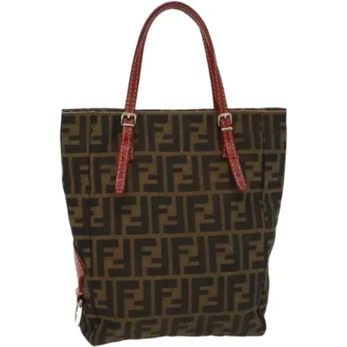 Pre-owned Tote Bags, female, , Size: ONE SIZE Pre-owned Canvas fendi-bags - Fendi Vintage - Modalova