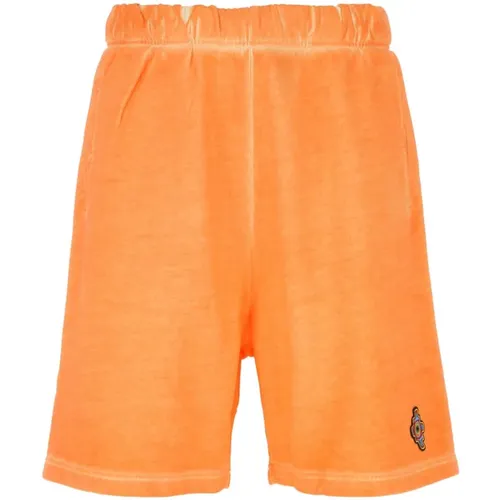 Cotton Bermuda Shorts , male, Sizes: S - Marcelo Burlon - Modalova