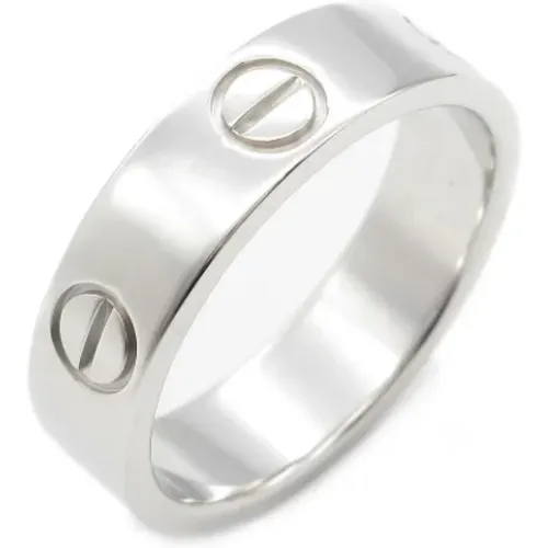 Pre-owned White Gold rings , unisex, Sizes: ONE SIZE - Cartier Vintage - Modalova