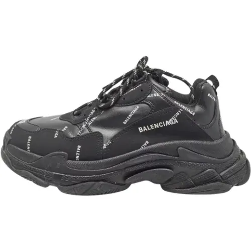 Pre-owned Sneakers, male, , Size: 10 US Pre-owned Leather sneakers - Balenciaga Vintage - Modalova