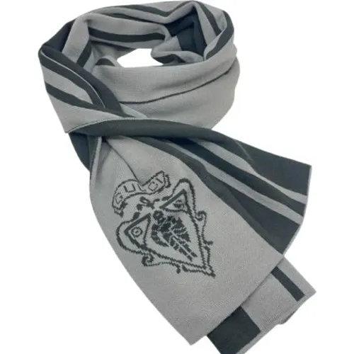 Pre-owned Scarves, unisex, , Size: ONE SIZE Pre-owned Wool Scarf - Gucci Vintage - Modalova