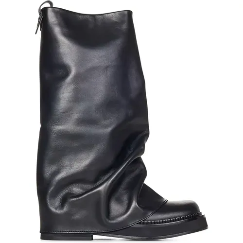 High Boots, female, , Size: 10 US Robin Combat Boot - The Attico - Modalova