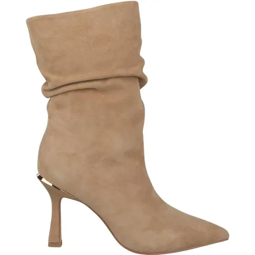 Pointed Toe Leather Ankle Boots , female, Sizes: 8 UK, 6 UK, 4 UK - Alma en Pena - Modalova