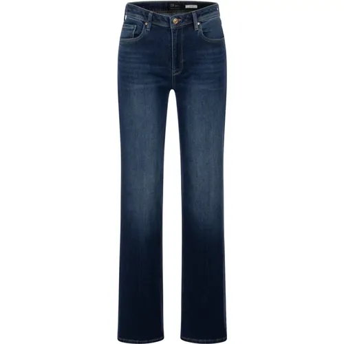 Midwaist 5-Pocket Style Lange Jeans , Damen, Größe: S - RAFFAELLO ROSSI - Modalova