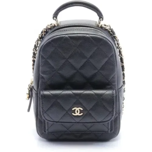 Pre-owned Backpacks, female, , Size: ONE SIZE Pre-owned Leather chanel-bags - Chanel Vintage - Modalova