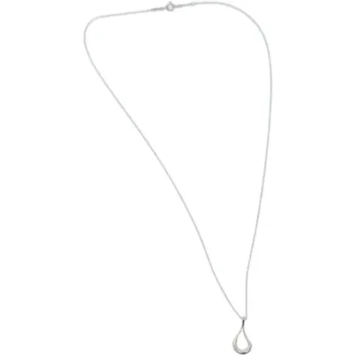 Pre-owned Jewellery, female, , Size: ONE SIZE Pre-owned Silver necklaces - Tiffany & Co. Pre-owned - Modalova