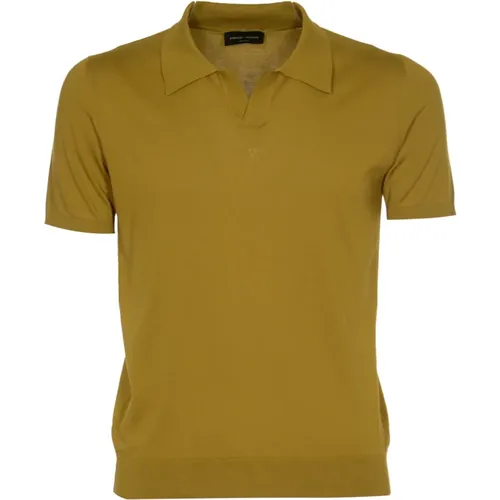 Military Polo T-shirts , male, Sizes: XL - Roberto Collina - Modalova