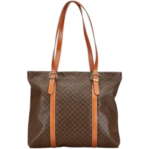 Pre-owned Tote Bags, female, , Size: ONE SIZE Pre-owned Leather celine-bags - Celine Vintage - Modalova