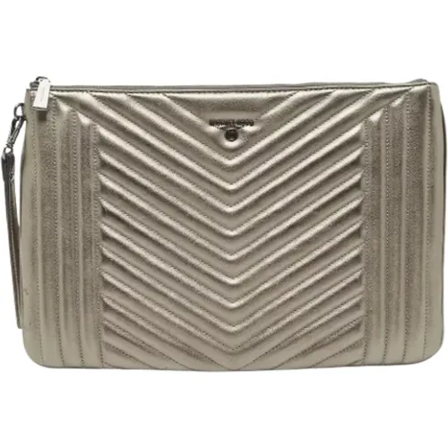 Pre-owned Clutches, female, , Size: ONE SIZE Pre-owned Leather pouches - Michael Kors Pre-owned - Modalova