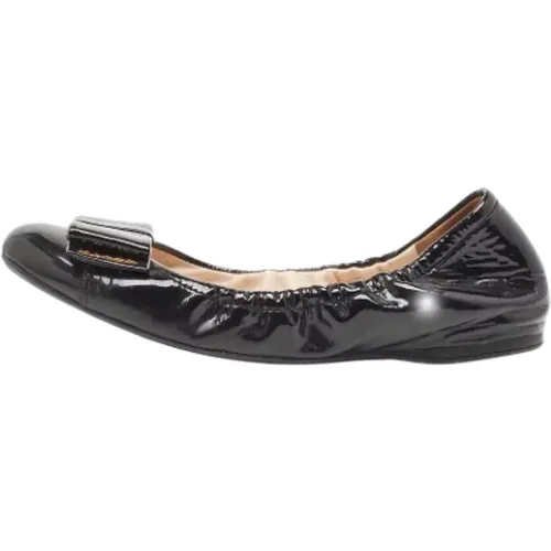 Pre-owned Leder flats , Damen, Größe: 36 1/2 EU - Prada Vintage - Modalova