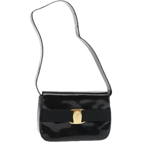 Pre-owned Leather shoulder-bags , female, Sizes: ONE SIZE - Salvatore Ferragamo Pre-owned - Modalova