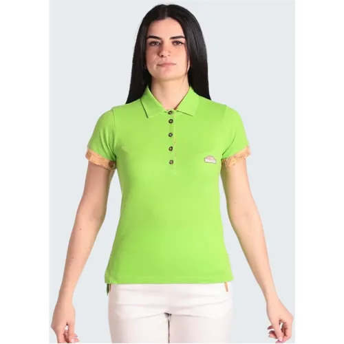 Geo Classic Polo Shirt , Damen, Größe: M - Alviero Martini 1a Classe - Modalova