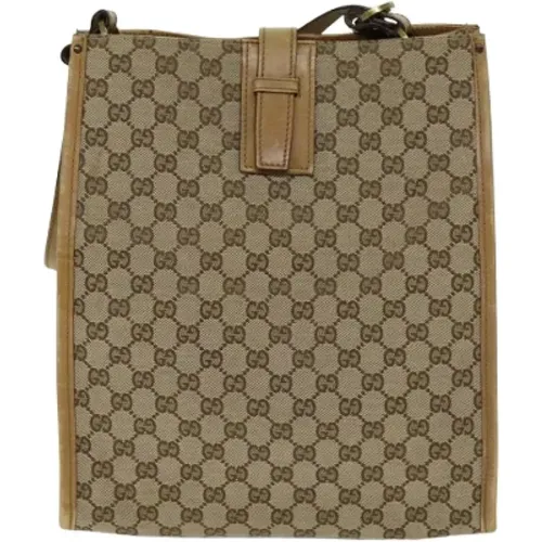 Pre-owned Tote Bags, female, , Size: ONE SIZE Pre-owned Canvas totes - Gucci Vintage - Modalova